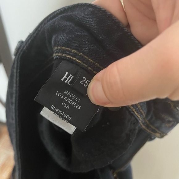 Hudson Collin Flap Pockets Slim Fit Skinny Jeans Sz 25 - Picture 9 of 9